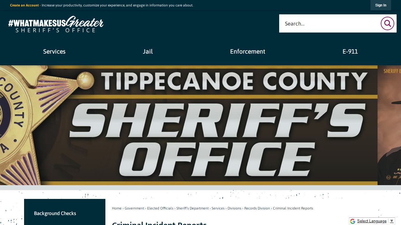 Criminal Incident Reports | Tippecanoe County, IN - Indiana